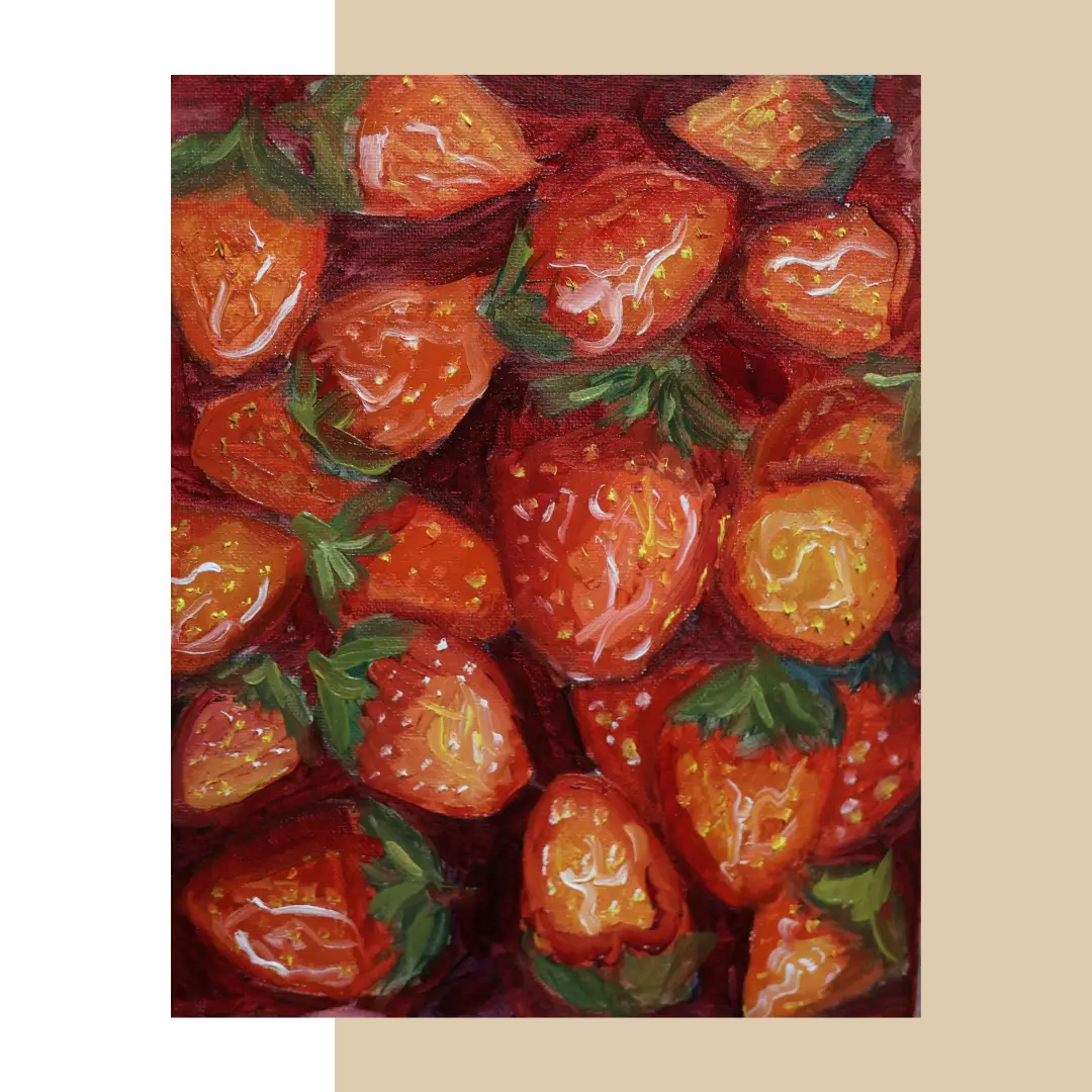 Juicy Strawberry Print